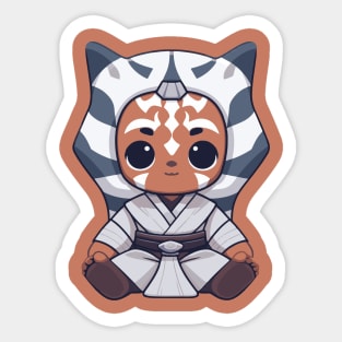 simple cute baby ahsoka Sticker